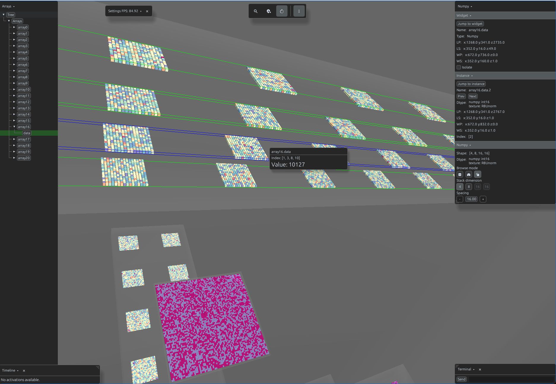 Multi-Type Array Visualization