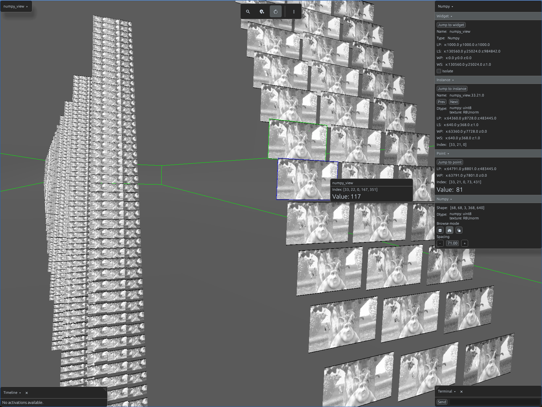 Large Video Array Visualization