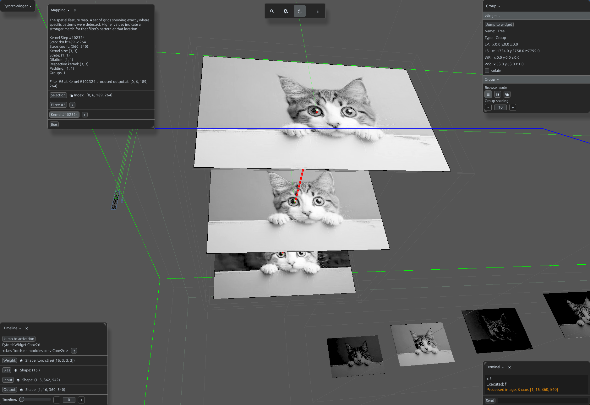 Conv2d feature maps