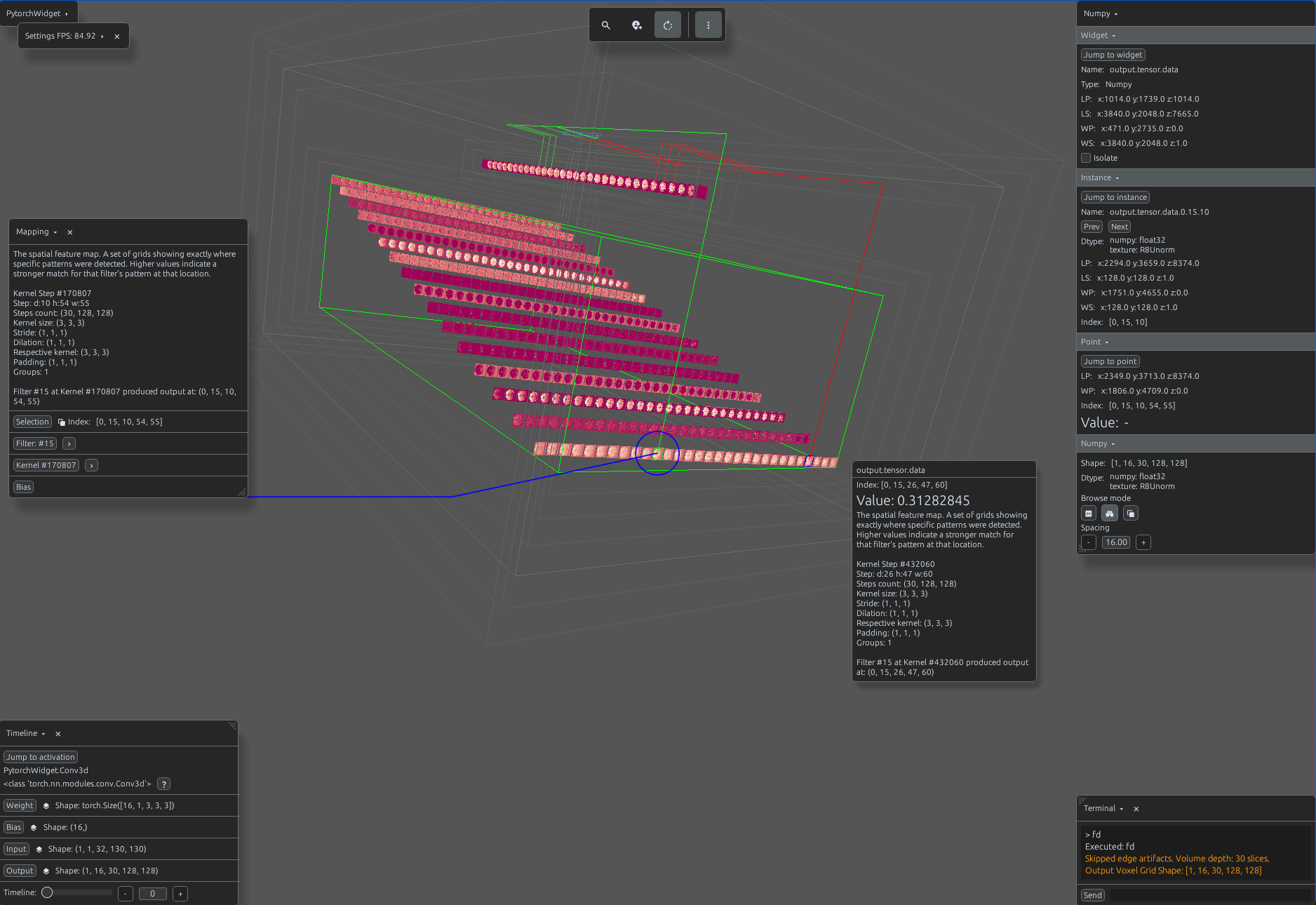 Conv3d Magma colormap