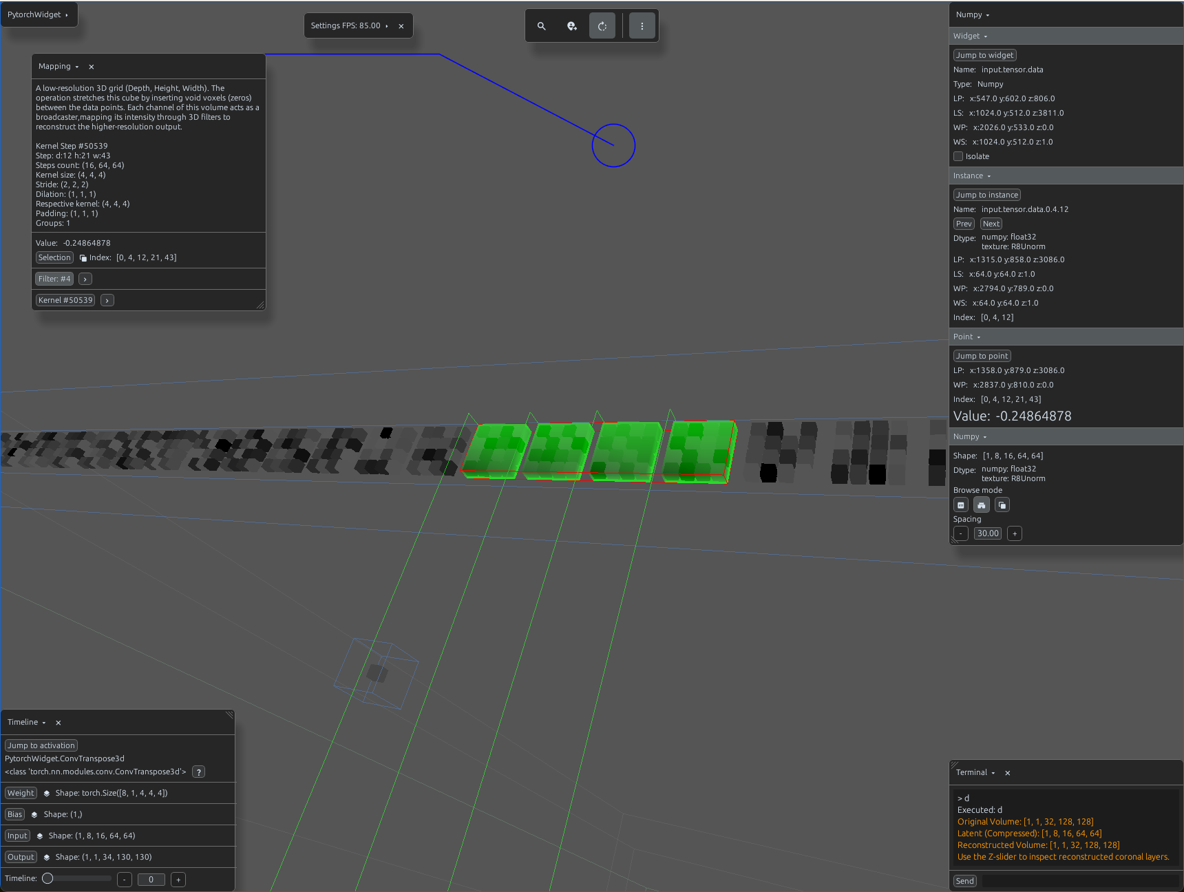 ConvTranspose3d bias