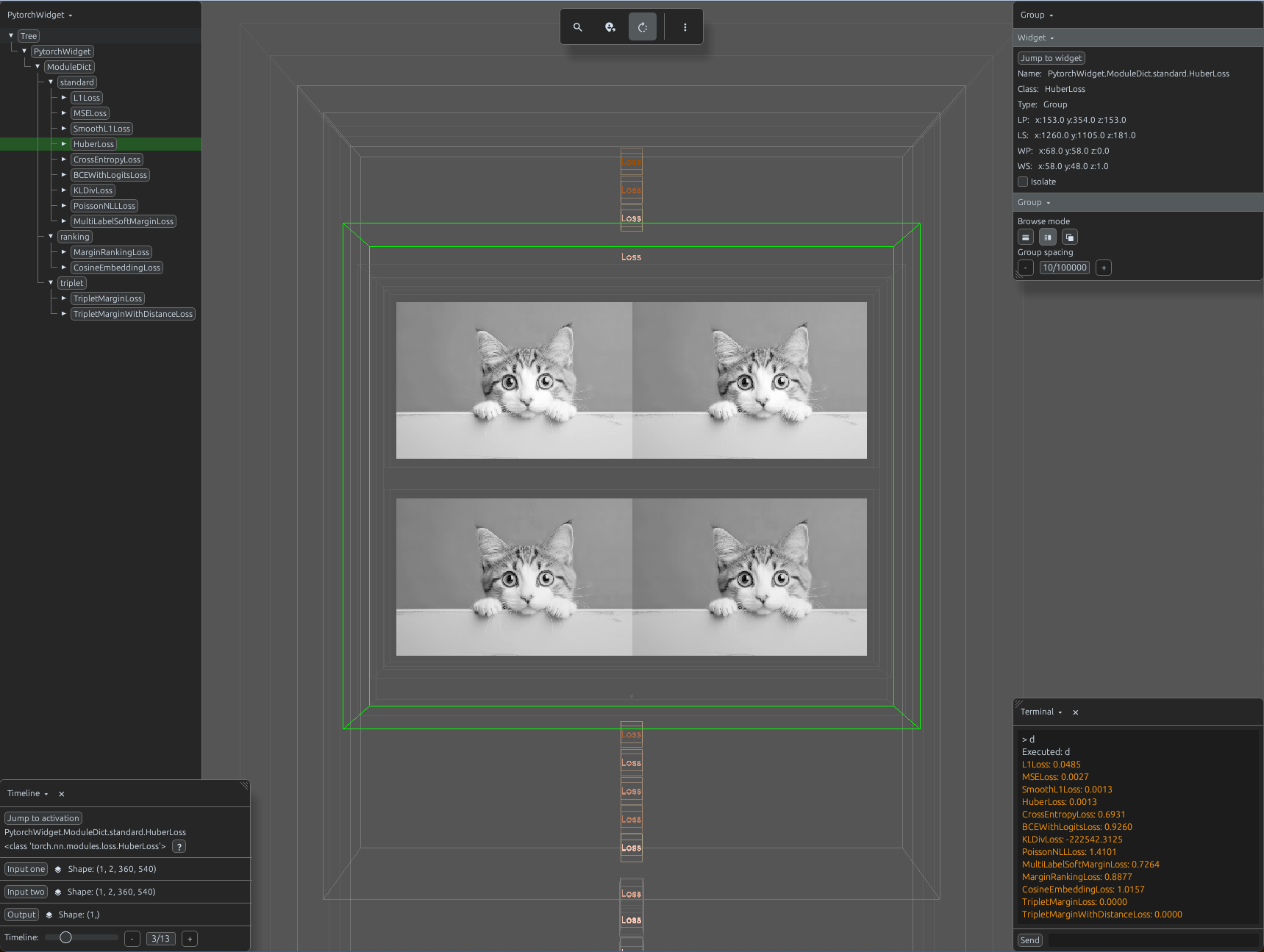 Huber Loss Visualization