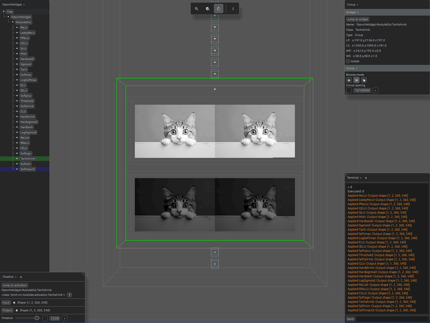 Tanhshrink Activation